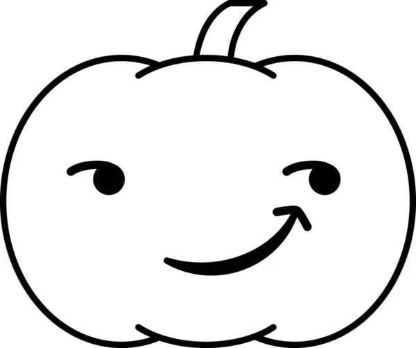 Modern Graphic Icon Vector Illustration Mascot Emotion Smirk — Stock Vector