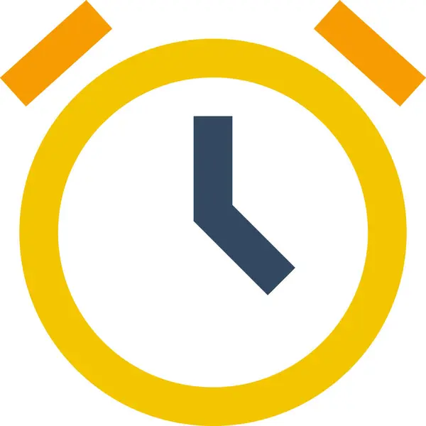 Reloj Tiempo Ilustración Vectorial Horario — Archivo Imágenes Vectoriales