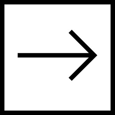 Beyaz arkaplanda izole edilmiş ok yönü, vektör illüstrasyonu