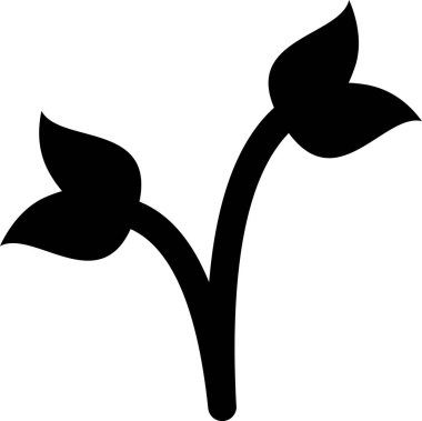 Çiçeklerin basit illüstrasyonu