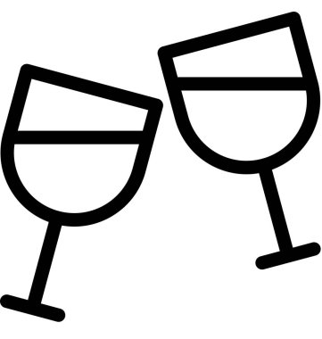 Beyaz arkaplanda izole edilmiş tebrik simgesi, vektör illüstrasyonu