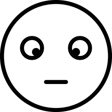 İfade yüz ifadesi duygu simgesi vektörü, soluk yüz yüz simgesi etiket notasında avatardır 