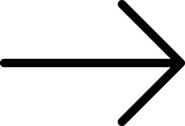 Beyaz arkaplanda izole edilmiş ok yönü, vektör illüstrasyonu