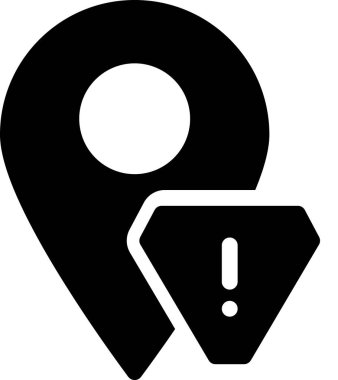 konum belirleyici simgesi, navigasyon konsepti, vektör illüstrasyonu