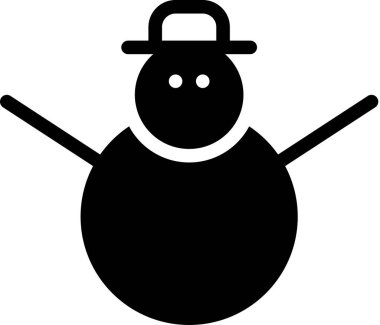 kardan adam simgesi, vektör illüstrasyonu