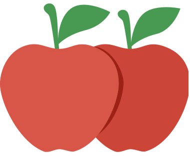 Organik gıdaların vektör çizimi