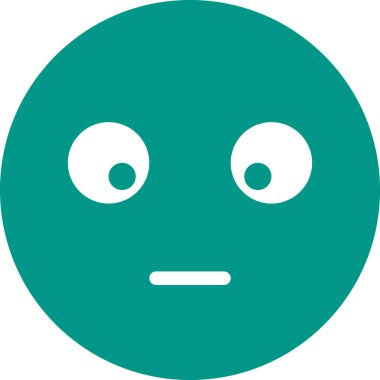 İfade yüz ifadesi duygu simgesi vektörü, soluk yüz yüz simgesi etiket notasında avatardır 