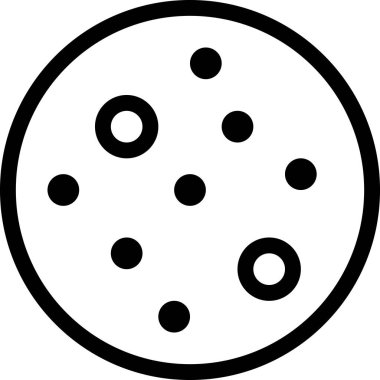 çerez web vektör illüstrasyon arka planı