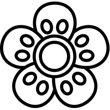 Çiçek yapraklarının güzel vektör çizimi 