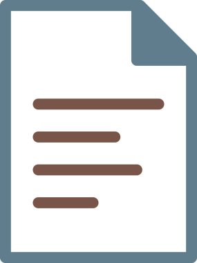 metin belgesi vektörü, illüstrasyon