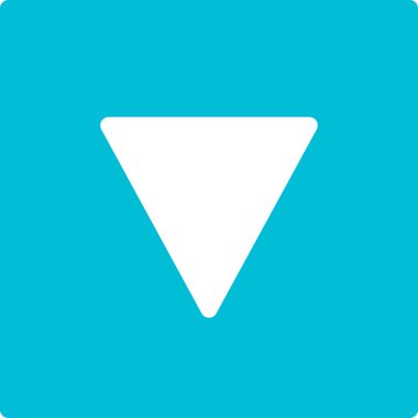 Beyaz arkaplanda izole edilmiş ok yönü, vektör illüstrasyonu