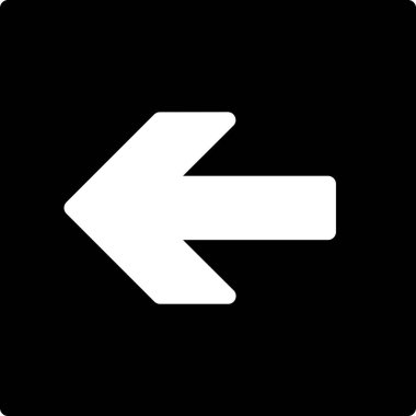 Beyaz arkaplanda izole edilmiş ok yönü, vektör illüstrasyonu