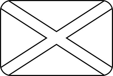 Jamaika 'nın düz simgesi, vektör illüstrasyonu  