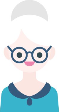 kız güzel vektör illüstrasyonu minimalistik 