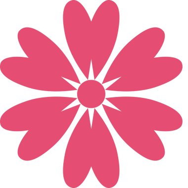 Çiçek süslemesinin vektör illüstrasyonu, çiçek bitkisi sanatı