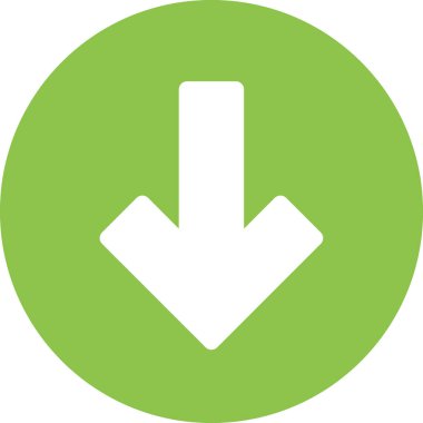 Beyaz arkaplanda izole edilmiş ok yönü, vektör illüstrasyonu