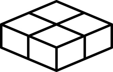 Beyaz arkaplanda izole edilmiş ay banh chung simgesi, vektör illüstrasyonu