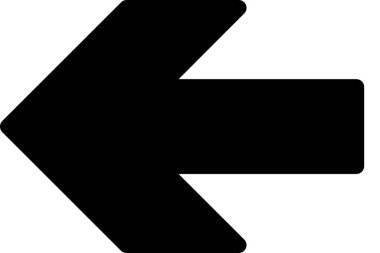 Beyaz arkaplanda izole edilmiş ok yönü, vektör illüstrasyonu