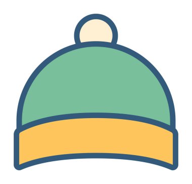 şık şapka vektör ilüstrasyonu 