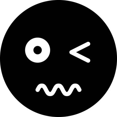 Beyaz arkaplanda izole edilmiş korku, vektör illüstrasyonu