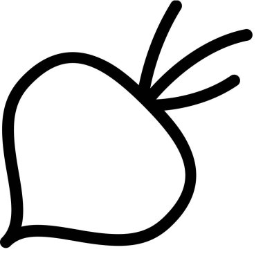 Pancar simgesi, minimalist vektör illüstrasyonu