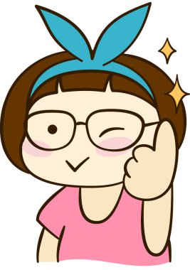 Gülümseme ifadesi yüz ifadeleri vektör illüstrasyonu