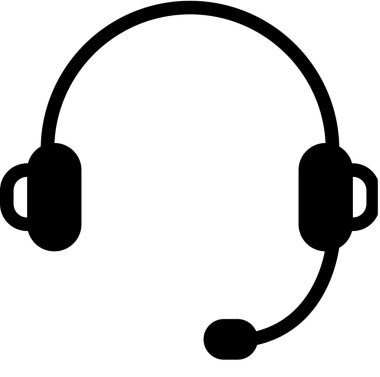 Beyaz arkaplanda izole edilmiş müzik simgesi, vektör illüstrasyonu