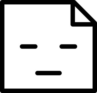 mmm yüz beyaz arkaplanda izole edilmiş, vektör illüstrasyonu