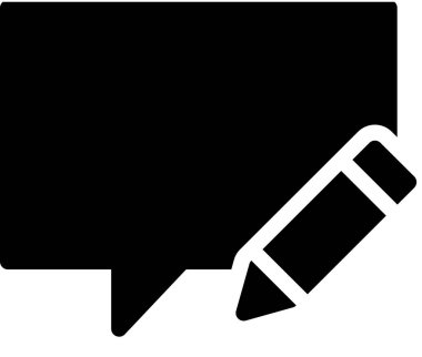  İleti yorum vektörü, illüstrasyon