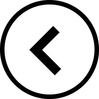 Beyaz arkaplanda izole edilmiş ok simgesi, vektör illüstrasyonu