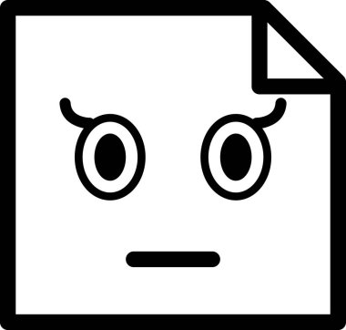 ifade yüz ifadeleri vektör illüstrasyonu