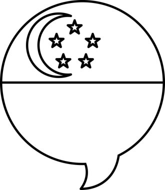 Singapur-ulus-bayrak dilinde