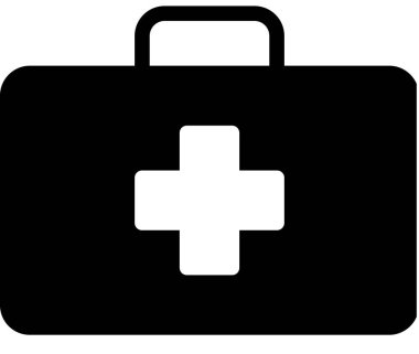 tıbbi düz simge, vektör illüstrasyonu