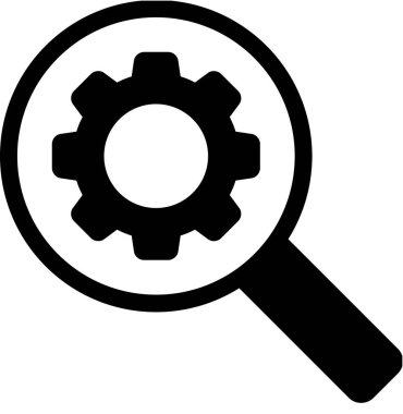 anahtar çalışma araştırma simgesi, arama vektör çizimi