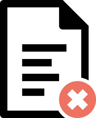 Metin belgesi simgesi, vektör illüstrasyonu