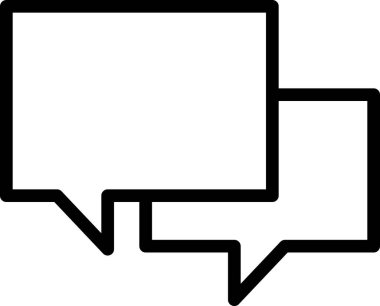  İleti yorum vektörü, illüstrasyon