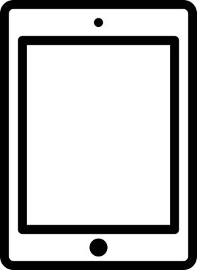 tablet web vektör resimleme arkaplanı 