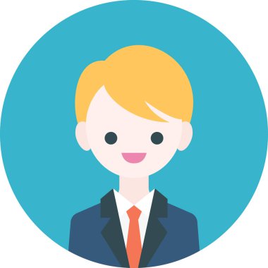 Erkek avatarın vektör illüstrasyonu 