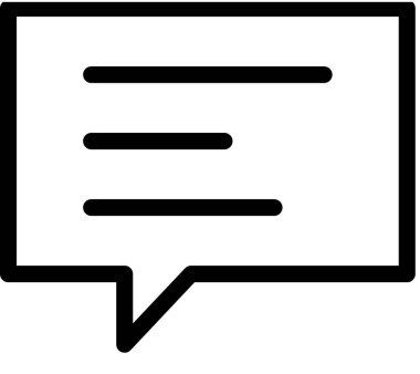  İleti yorum vektörü, illüstrasyon