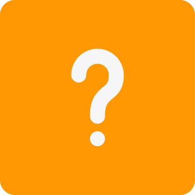 Soru hatalı simgesi, vektör illüstrasyonu