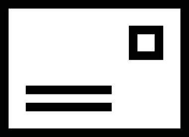 zarf, konsept gönder, vektör illüstrasyonu