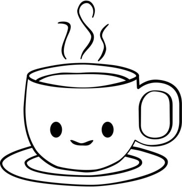 Gülümseme ifadesi yüz ifadeleri vektör illüstrasyonu