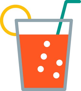 Cam simgenin vektör illüstrasyonu