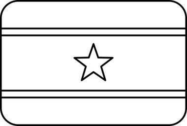 Surinam vektör illüstrasyonunun bayrağı