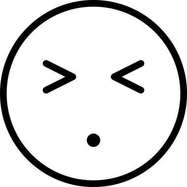 İfade yüz ifadesi duygu simgesi vektörü, telefonda nutku tutulmuş yüz avatarı