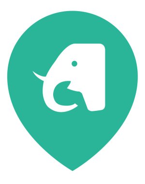 Fil web vektör resimleme arkaplanı 