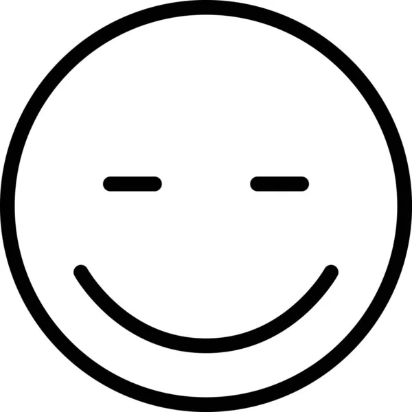Expressão Rosto Emoticon Vetor Avatar Rosto Feliz —  Vetores de Stock