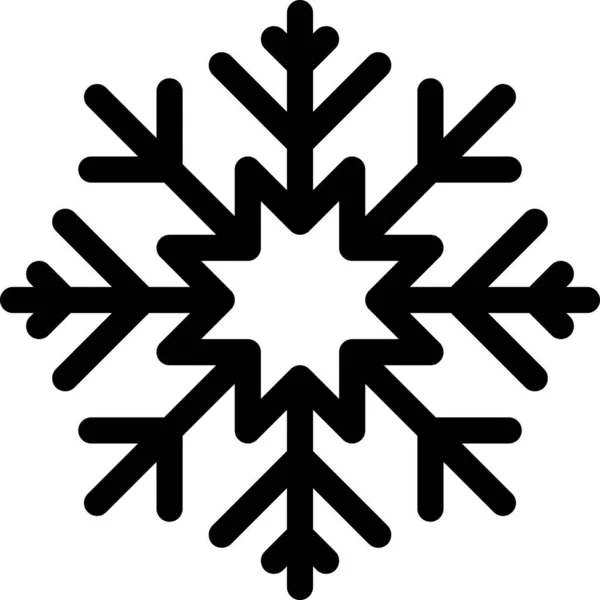 Kopieer Ruimte Vector Foto Met Kerst Sneeuwvlok Pictogram — Stockvector