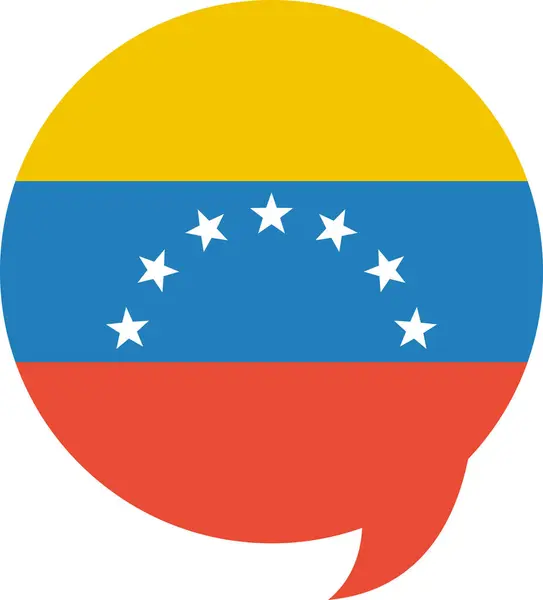 Venezuelas Flagga Bolivarianska Republiken Vektor Illustration — Stock vektor