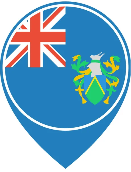 Bandeira Ilustração Vetorial Pitcairn — Vetor de Stock